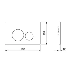 Abacus ISO Flush Plate
