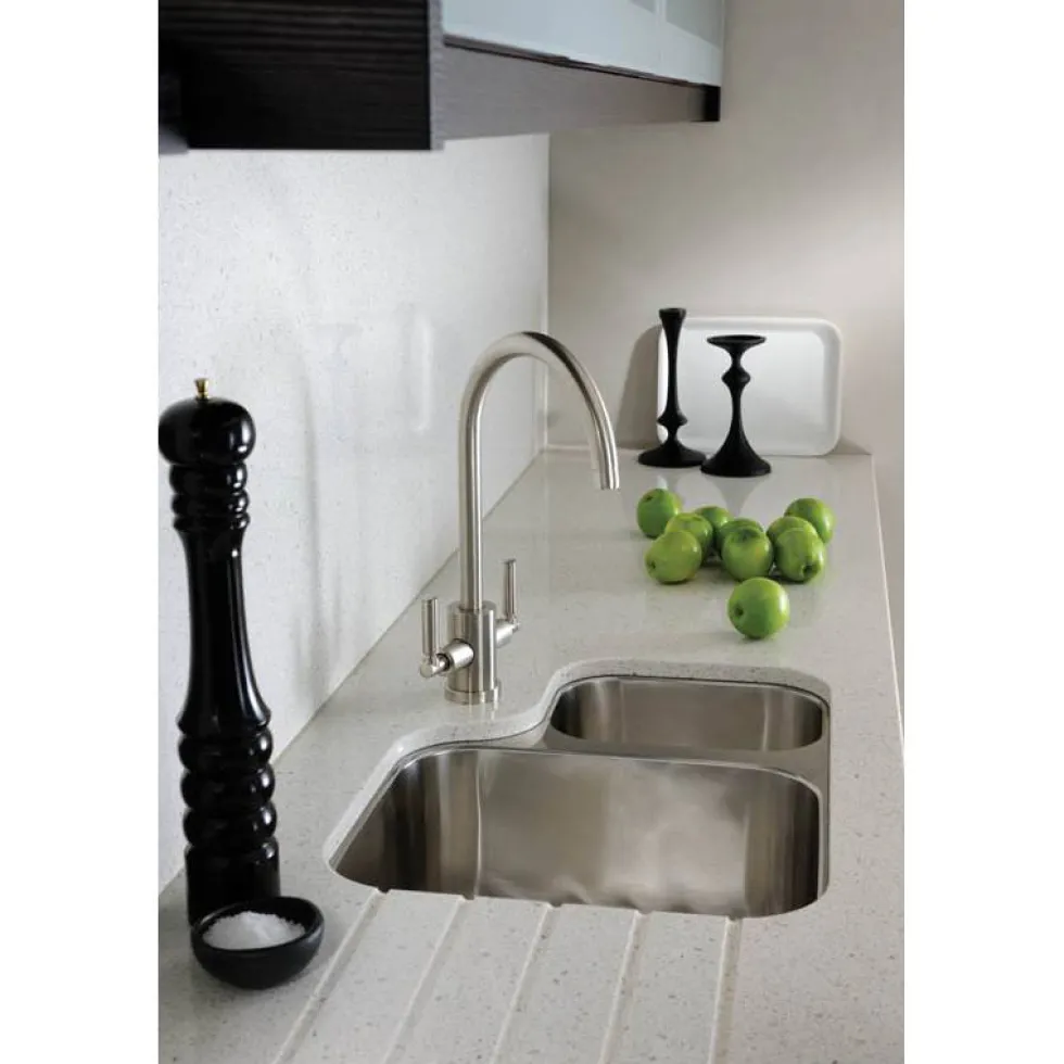 Abode Atlas Aquifier Filtered Water Mono Kitchen Mixer - Brushed Nickel