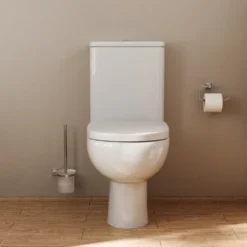 Anderson Rimless Back To Wall Close Coupled Toilet & Soft Close Seat