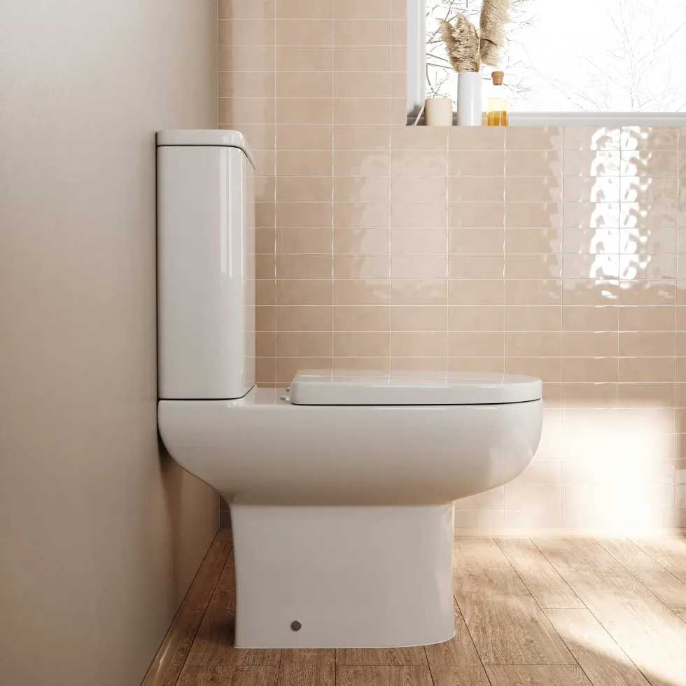 Anderson Rimless Close-Coupled Toilet & Soft Close Seat