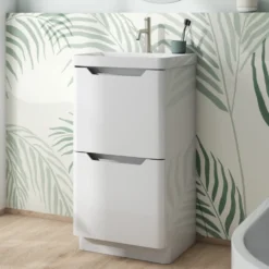 Ava 500mm Floorstanding Vanity Unit & Basin