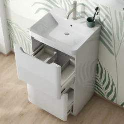 Ava 500mm Floorstanding Vanity Unit & Basin