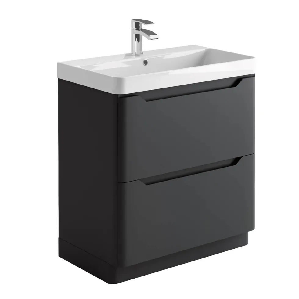 Ava 800mm Floorstanding Vanity Unit & Basin