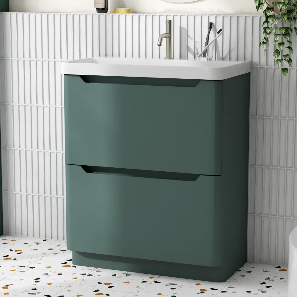 Ava 800mm Floorstanding Vanity Unit & Basin