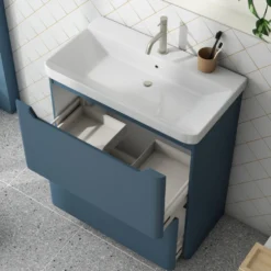 Ava 800mm Floorstanding Vanity Unit & Basin