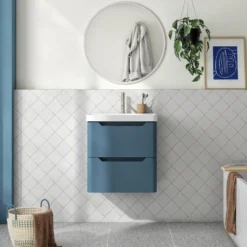 Ava 600mm Wall Hung Vanity Unit & Basin