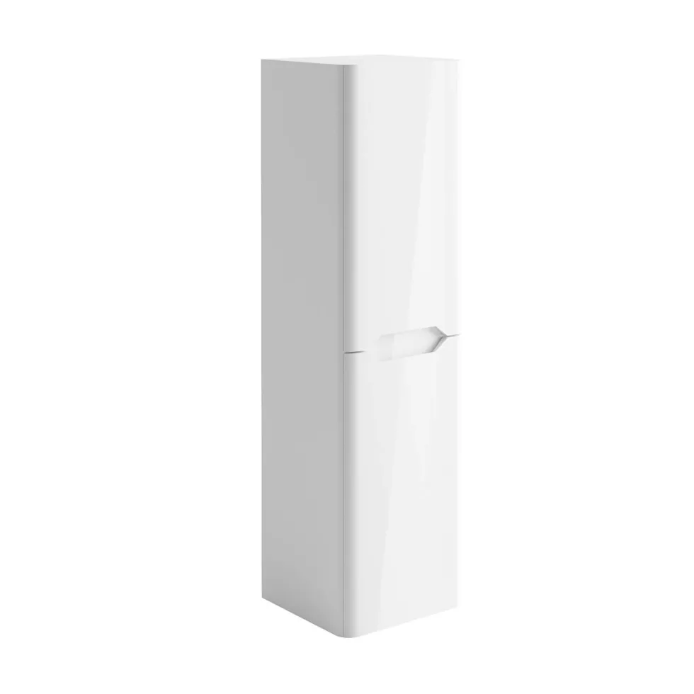 Ava 1400mm Wall Mounted Tall Storage Cabinet