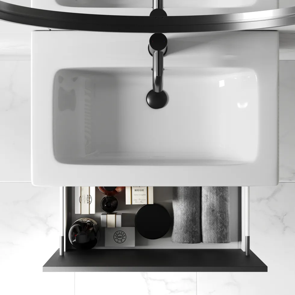 Billy 600mm Wall Hung Vanity Unit & Basin