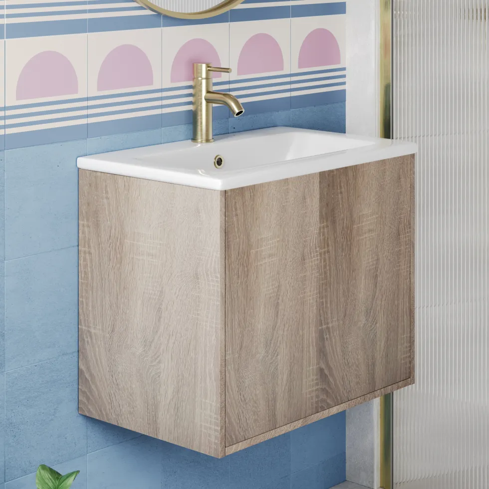 Billy 600mm Wall Hung Vanity Unit & Basin
