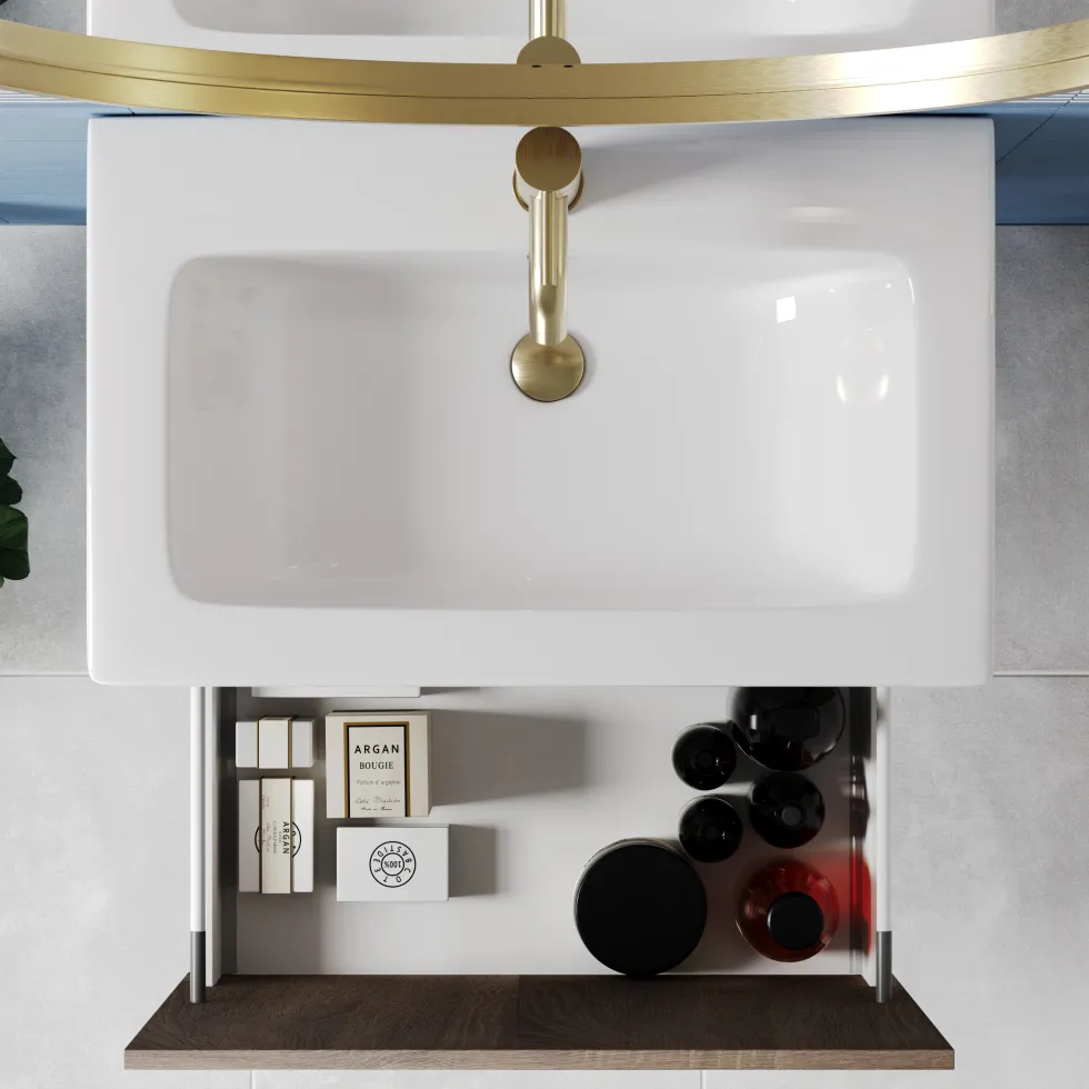 Billy 600mm Wall Hung Vanity Unit & Basin