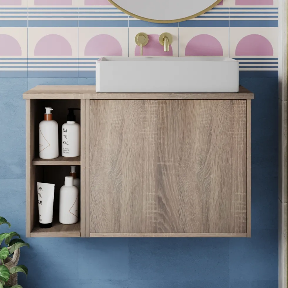 Billy 800mm Wall Hung Vanity Unit & Countertop