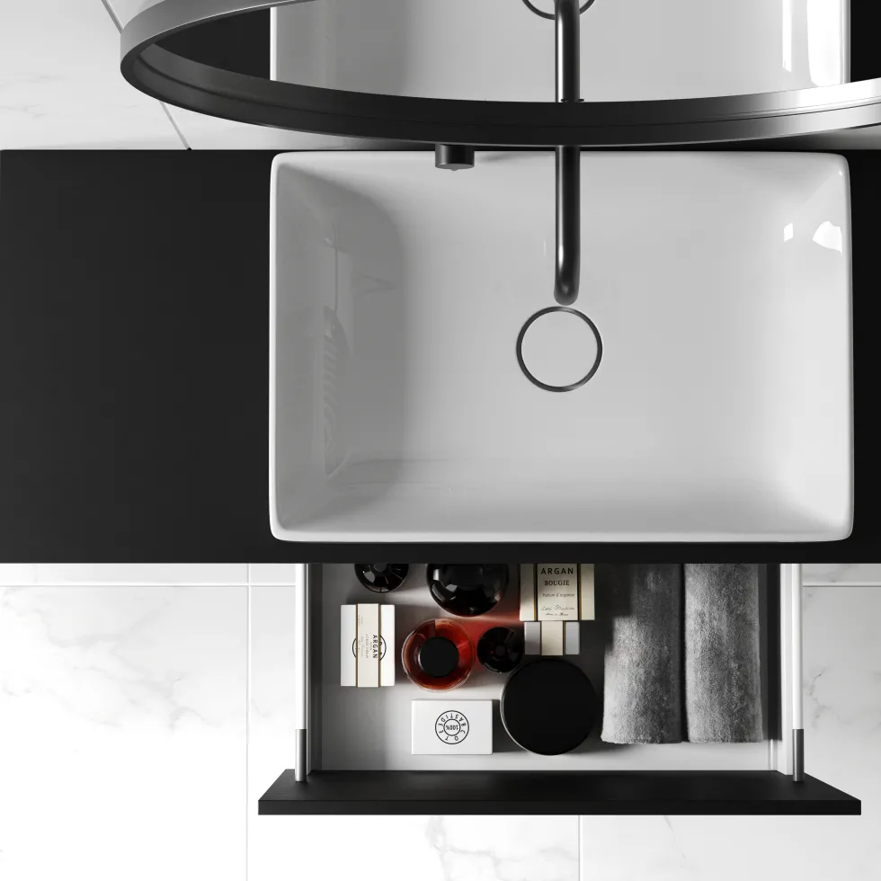 Billy 800mm Wall Hung Vanity Unit & Countertop