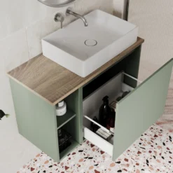 Billy 800mm Wall Hung Vanity Unit & Countertop