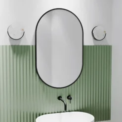 Billy Oval Framed Mirror - 500 x 800mm