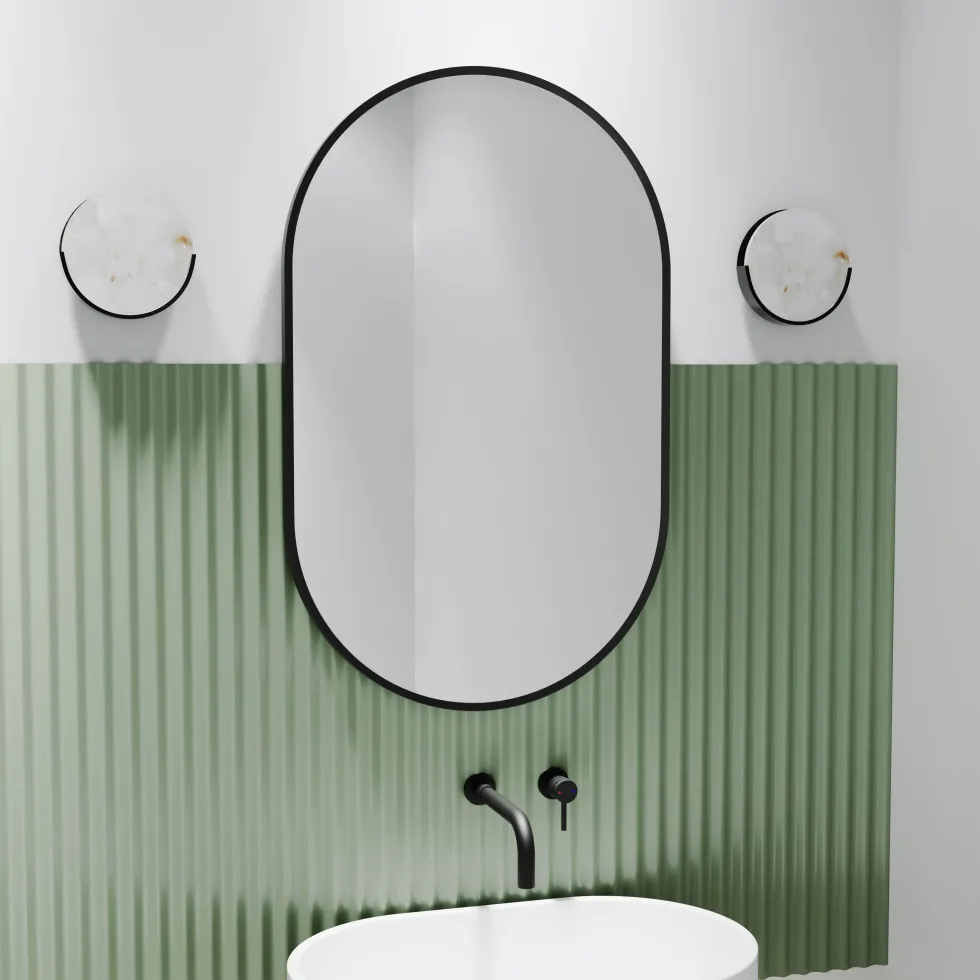 Billy Oval Framed Mirror - 500 x 800mm