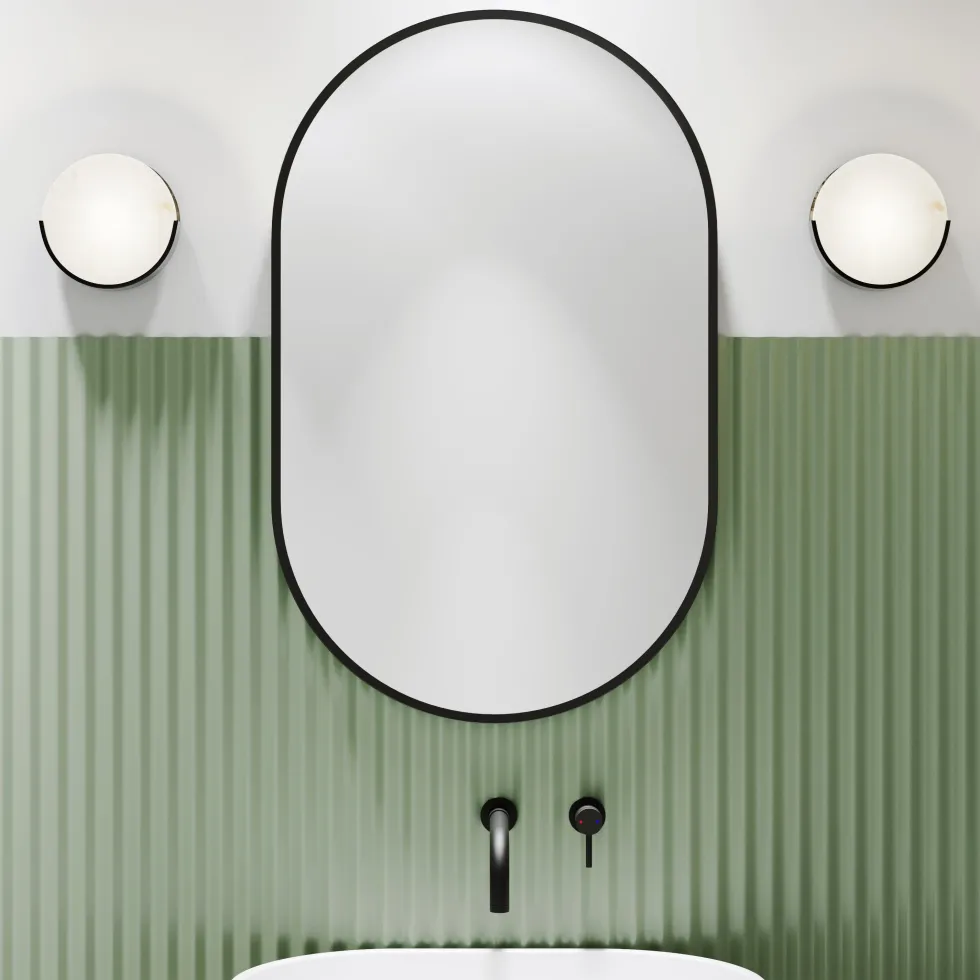 Billy Oval Framed Mirror - 500 x 800mm