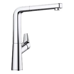 Blanco Avona-S Single Lever Chrome Mono Pull Out Kitchen Mixer Tap