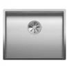 Blanco Claron Large 1 Bowl Undermount Durinox Stainless Steel Kitchen Sink & Waste - 540 x 440mm