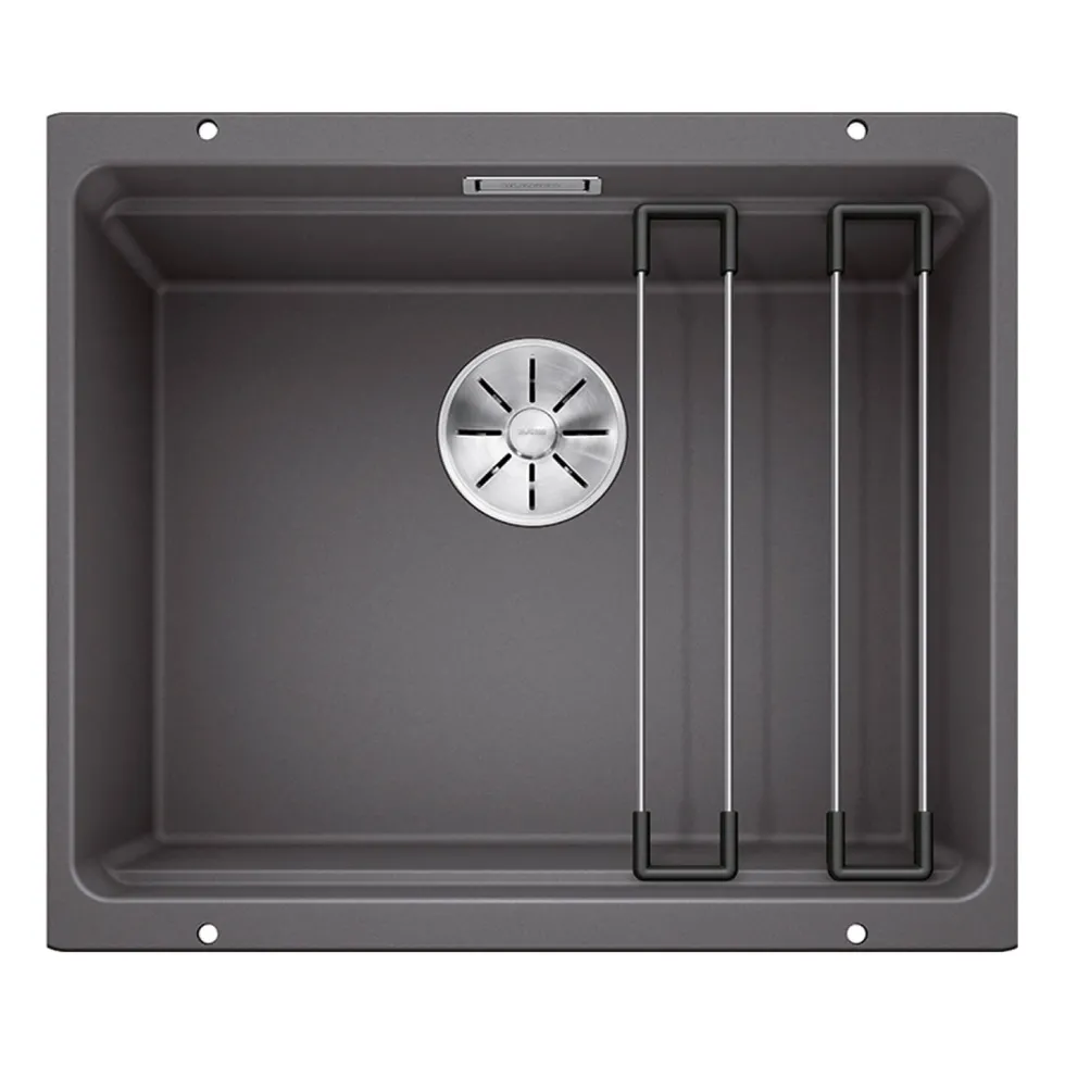 Blanco Etagon 500-U Large 1 Bowl Silgranit Composite Undermount Kitchen Sink & Waste - 530 x 460mm