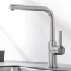 Blanco Lanora Eco Cold Start WRAS Approved Brushed Stainless Steel Mono Kitchen Mixer Tap