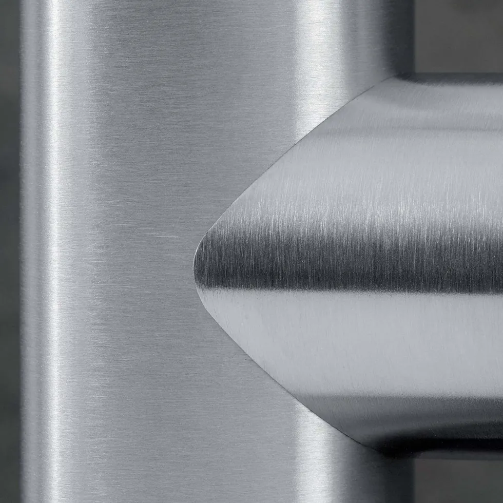 Blanco Lanora-S Eco Cold Start Brushed Stainless Steel Mono Pull Out Kitchen Mixer Tap