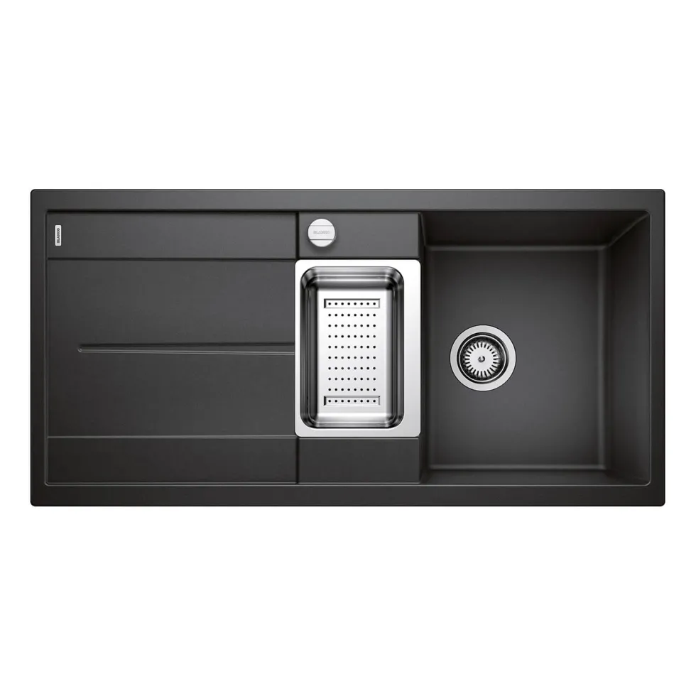 Blanco Metra 6 S 1.5 Bowl Inset Silgranit Composite Kitchen Sink & Waste with Reversible Drainer - 1000 x 500mm