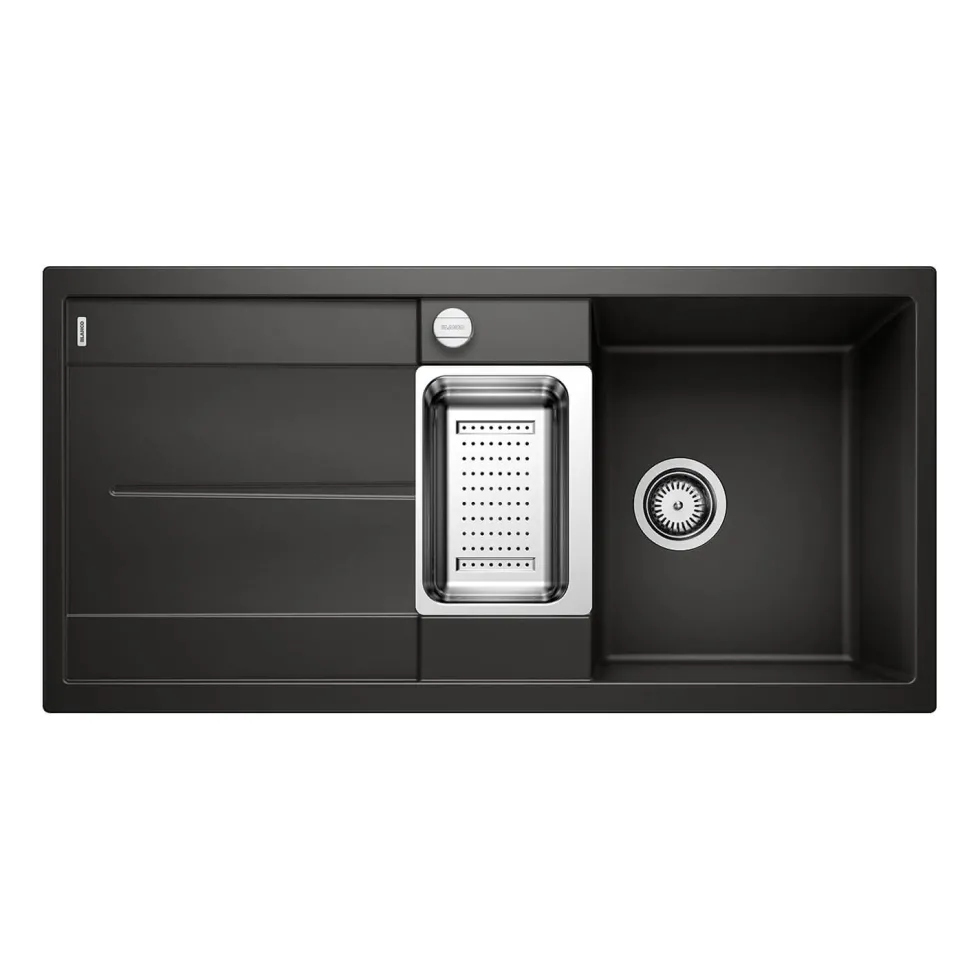 Blanco Metra 6 S 1.5 Bowl Inset Silgranit Composite Kitchen Sink & Waste with Reversible Drainer - 1000 x 500mm