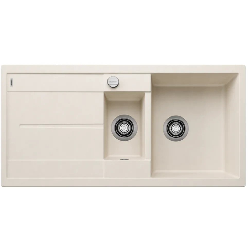 Blanco Metra 6 S 1.5 Bowl Inset Silgranit Composite Kitchen Sink & Waste with Reversible Drainer - 1000 x 500mm