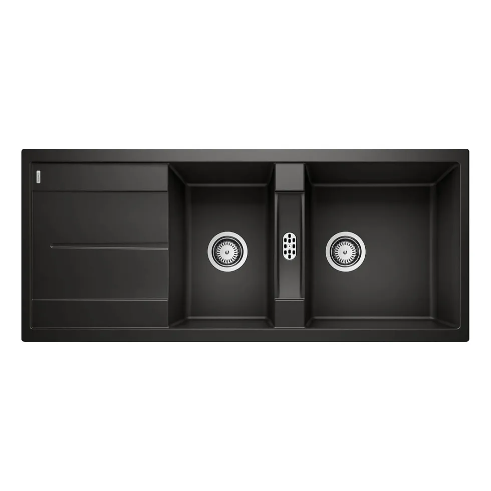 Blanco Metra 8 S 1.5 Bowl Inset Silgranit Composite Kitchen Sink & Waste with Reversible Drainer - 1160 x 500mm