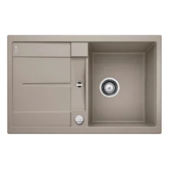 Blanco Metra 45 S Ultra Compact 1 Bowl Inset Silgranit Composite Kitchen Sink & Waste with Reversible Drainer - 780 x 500mm