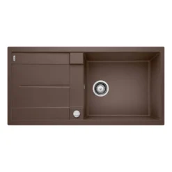 Blanco Metra XL 6 S 1 Bowl Inset Silgranit Composite Kitchen Sink & Waste with Reversible Drainer - 1000 x 500mm