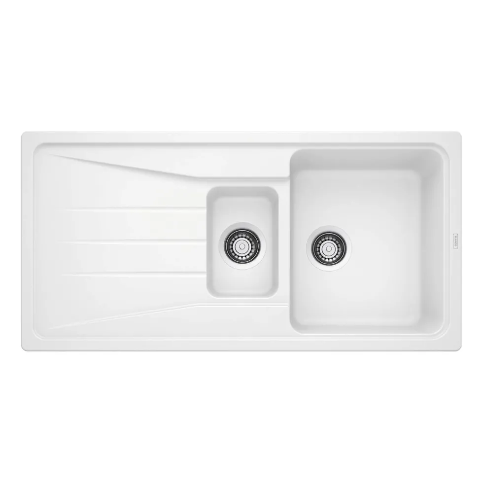 Blanco Sona 6 S 1.5 Bowl Inset Silgranit Composite Kitchen Sink & Waste with Reversible Drainer - 1000 x 500mm