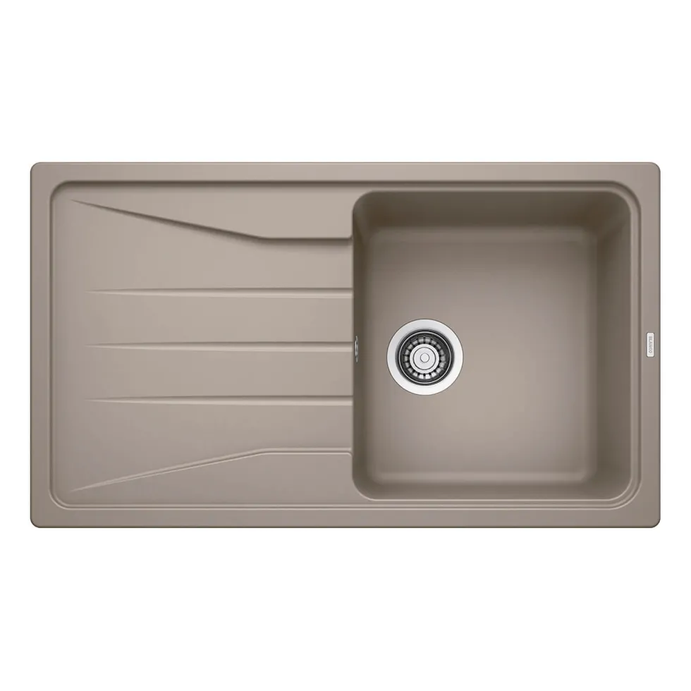 Blanco Sona 5 S Compact 1 Bowl Inset Silgranit Composite Kitchen Sink & Waste with Reversible Drainer - 860 x 500mm