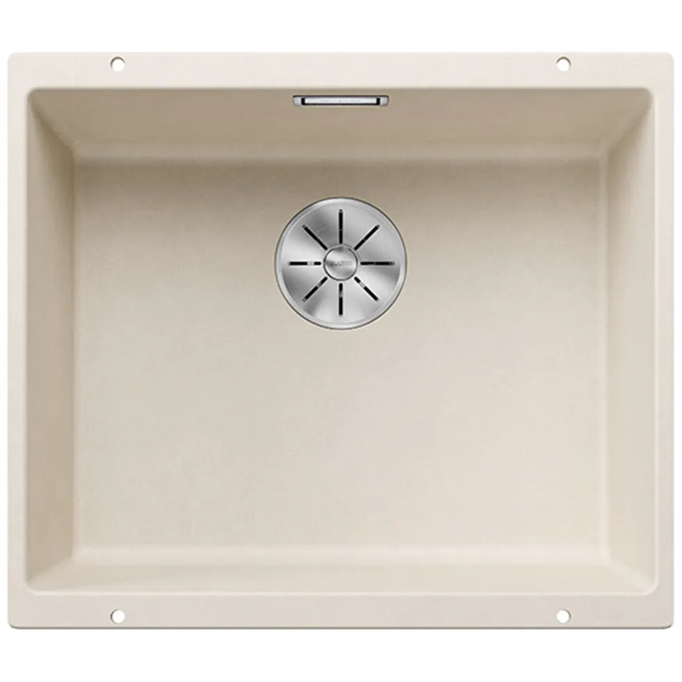Blanco Subline 500-U 1 Bowl Undermount Silgranit Composite Kitchen Sink & Waste - 530 x 460mm