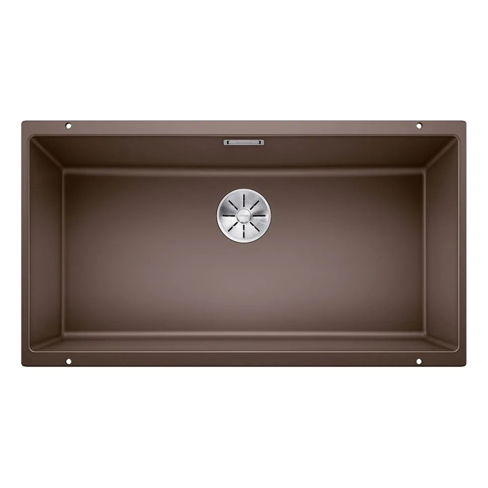 Blanco Subline 800-U Extra Large 1 Bowl Undermount Silgranit Composite Kitchen Sink & Waste - 830 x 460mm