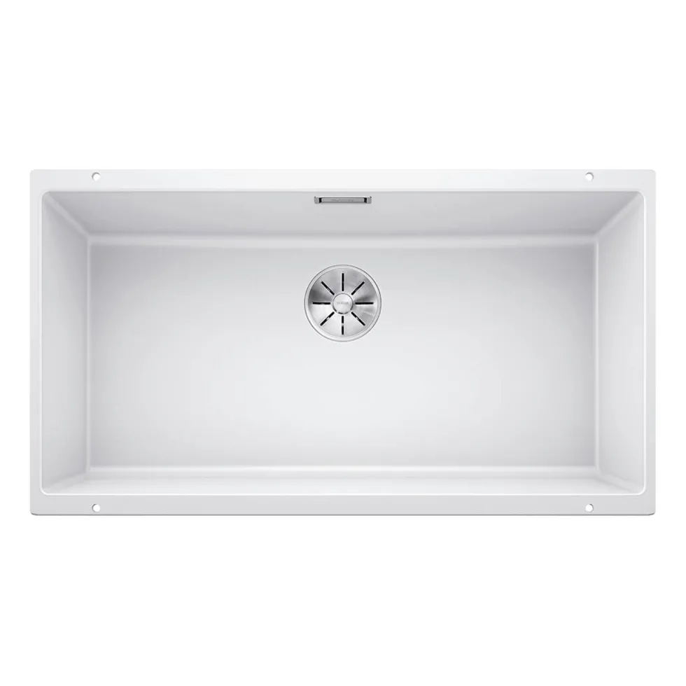 Blanco Subline 800-U Extra Large 1 Bowl Undermount Silgranit Composite Kitchen Sink & Waste - 830 x 460mm