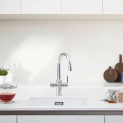Blanco Tampera 3-in-1 Instant 100°C Boiling Water Mono Kitchen Mixer Tap - PVD Steel