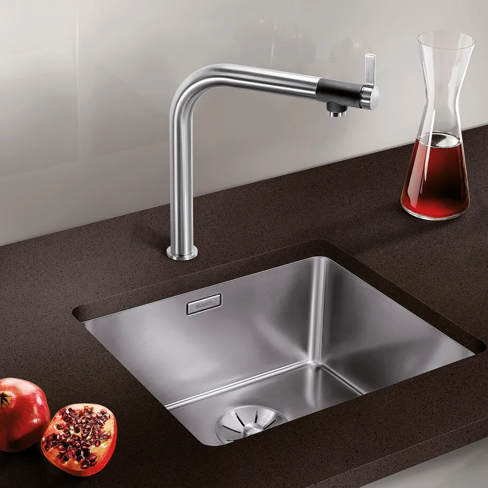 Blanco Vonda Ergonomic Control Chrome Mono Kitchen Mixer Tap