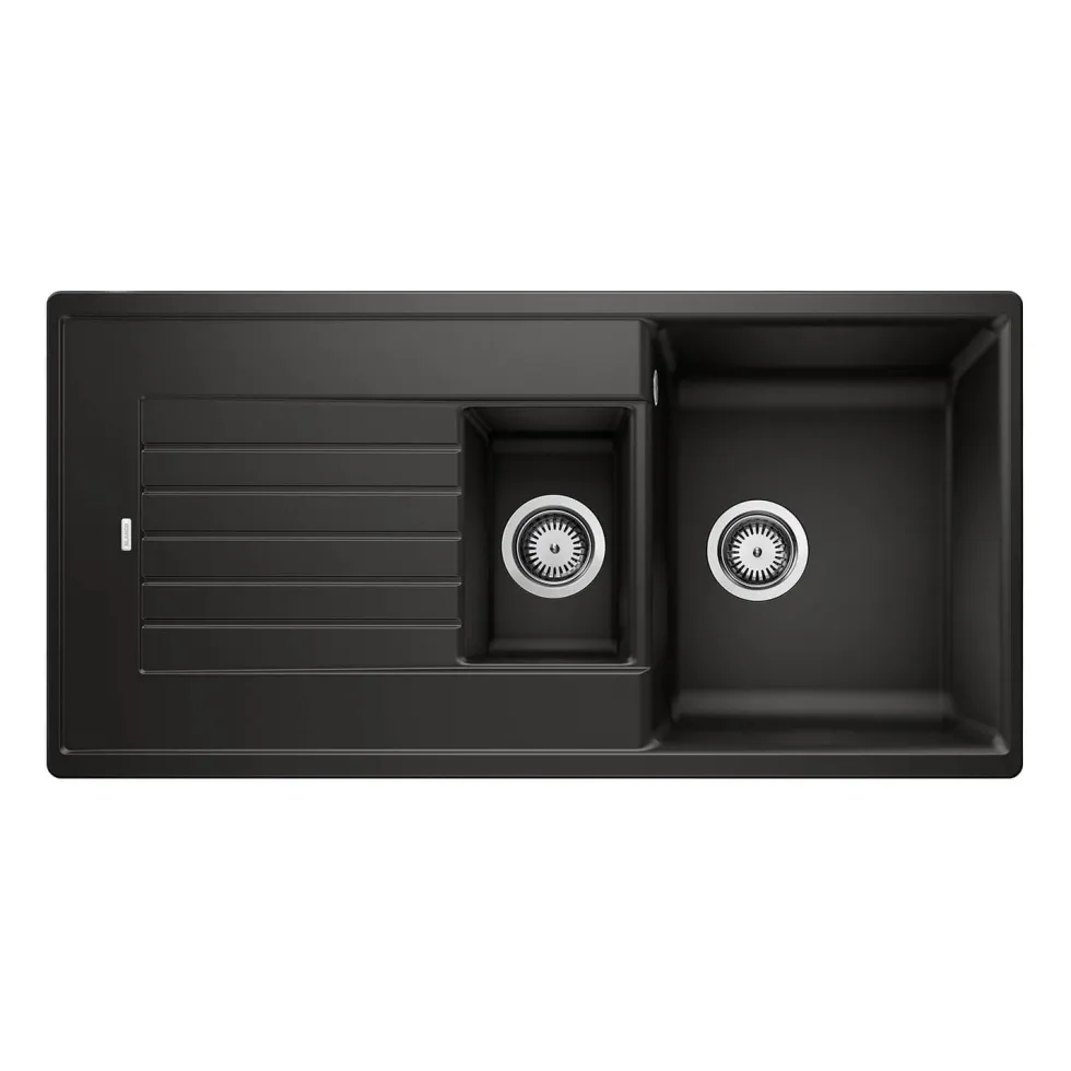 Blanco Zia 6 S 1.5 Bowl Inset Silgranit Composite Kitchen Sink & Waste with Reversible Drainer - 1000 x 500mm