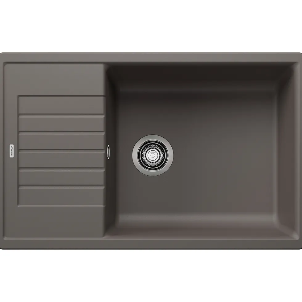 Blanco Zia XL 6 S Compact 1 Bowl Inset Silgranit Composite Kitchen Sink & Waste with Reversible Drainer - 780 x 500mm