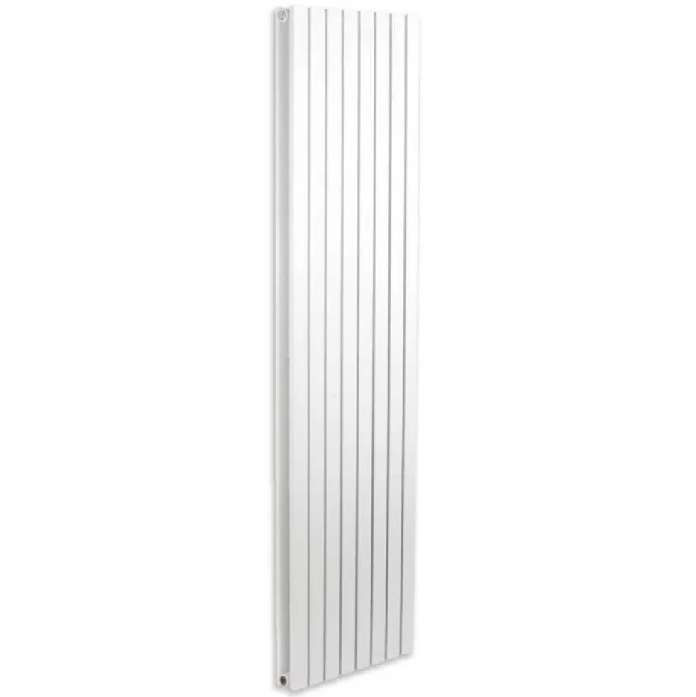 Brenton Flat Double Panel Vertical Radiator - 1800mm x 480mm - White