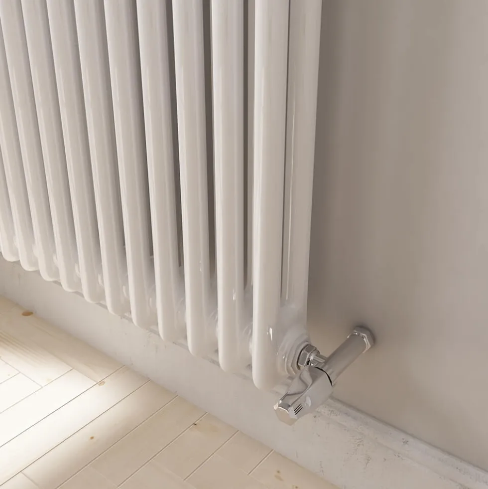 Brenton Olympus Horizontal 2 Column Radiator - White