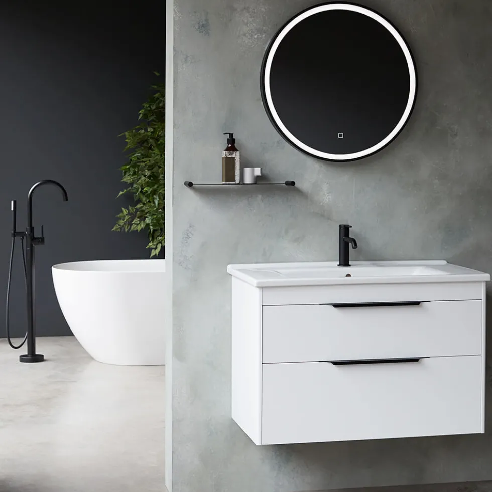 Britton Bathrooms Hoxton Shelf - Matt Black