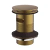 Britton Bathrooms Slotted Basin Waste - Brushed Brass