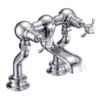 Burlington Anglesey Regent Deck Mounted Bath Filler Tap with Straight Valves