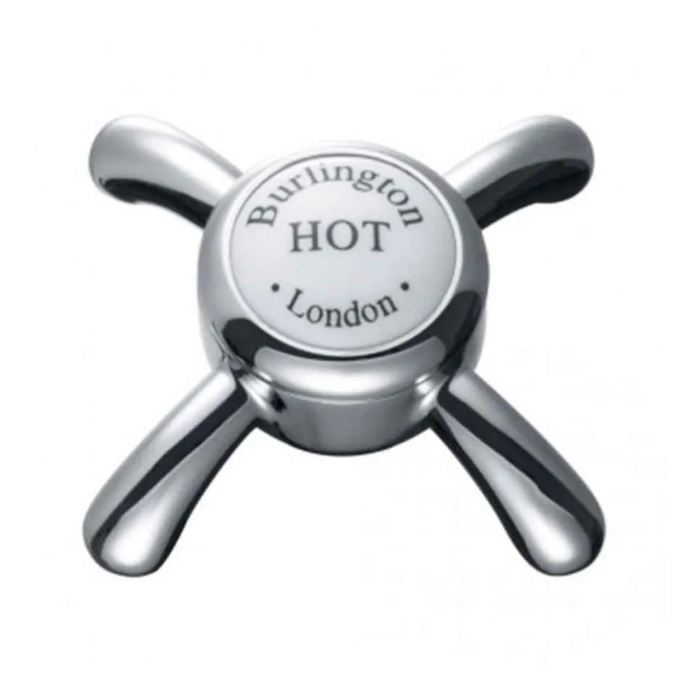 Burlington Anglesey Regent Tall Deck Mounted Bath Shower Mixer with Straight Valves