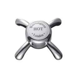 Burlington Anglesey 3 Tap Hole Thermostatic Basin Mixer with Pop-Up Waste