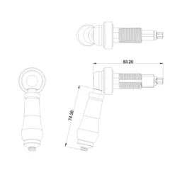 Burlington Cistern Lever