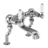 Burlington Kensington Deck Mounted Bath Filler Tap with Straight Valves