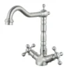Butler & Rose Alba French Classic Traditional Mono Kitchen Sink Mixer - Brushed Nickel